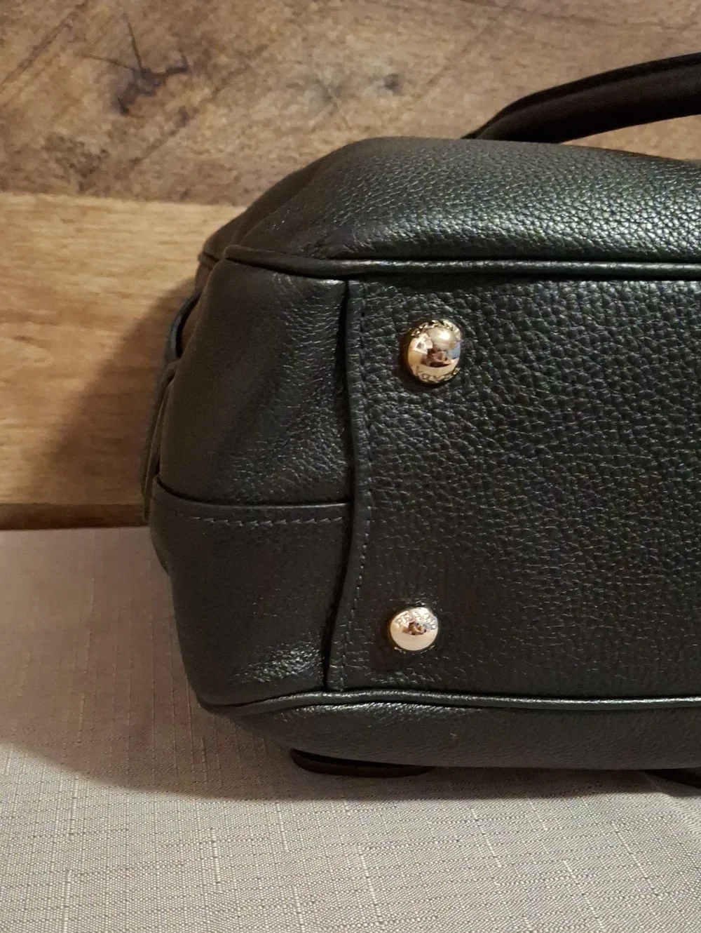 Prada pebbled leather